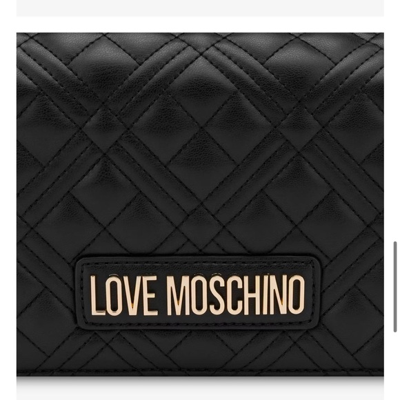 Love Moschino Black Quilted Crossbody Bag – NWT - Picture 11 of 12